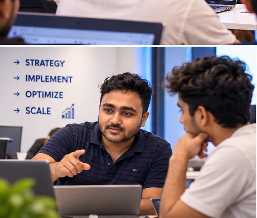 One-to-one practical digital marketing mentoring at AWEBZONE